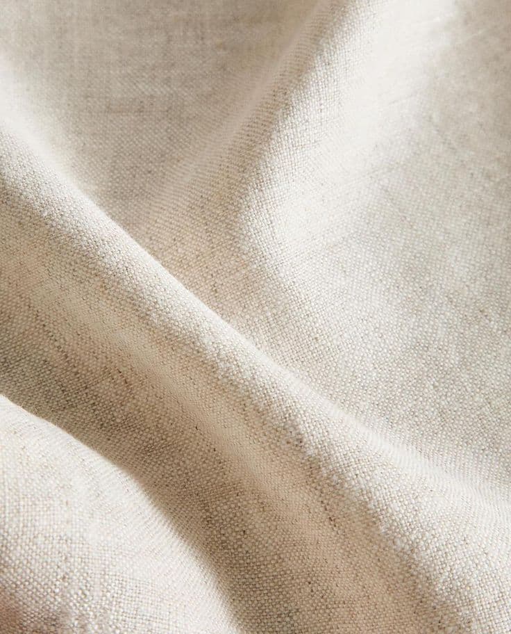 Détail textile lin